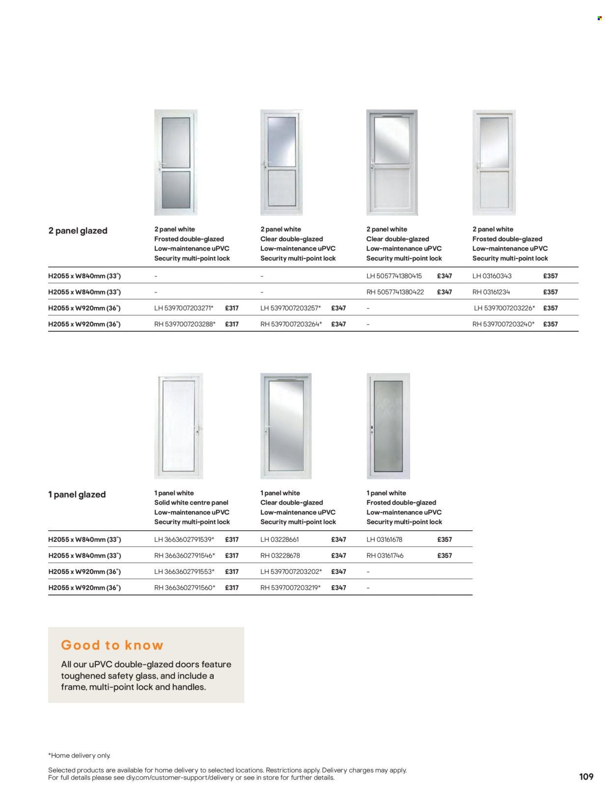 B&Q offer. Page 109