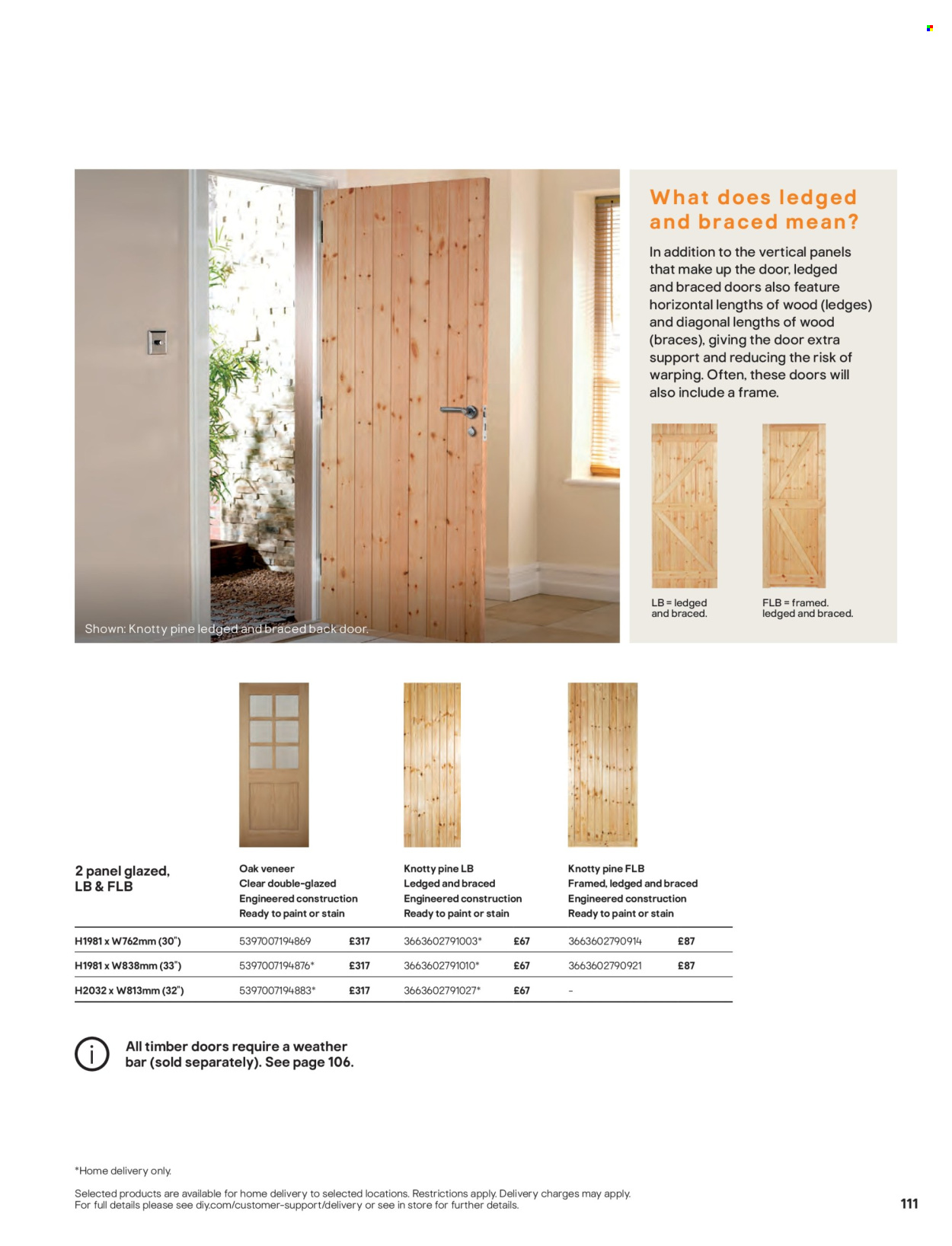B&Q offer. Page 111