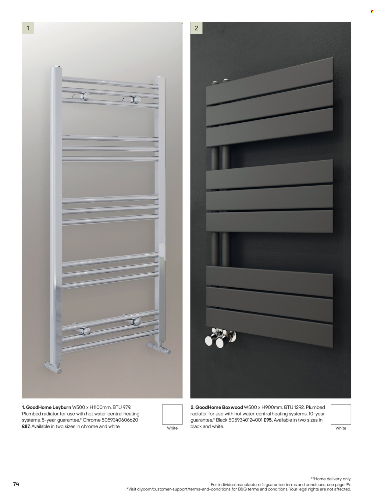 B&Q offer. Page 74