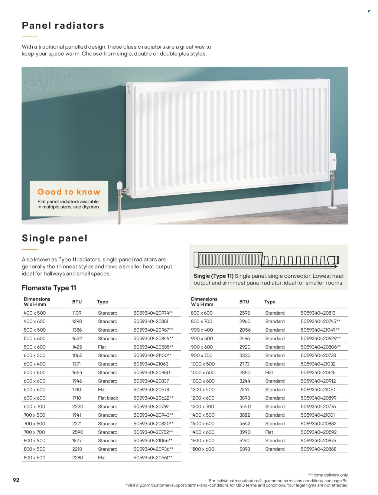 B&Q offer. Page 92