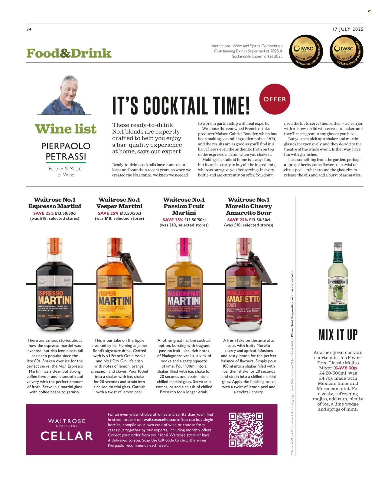 Waitrose offer. Page 34
