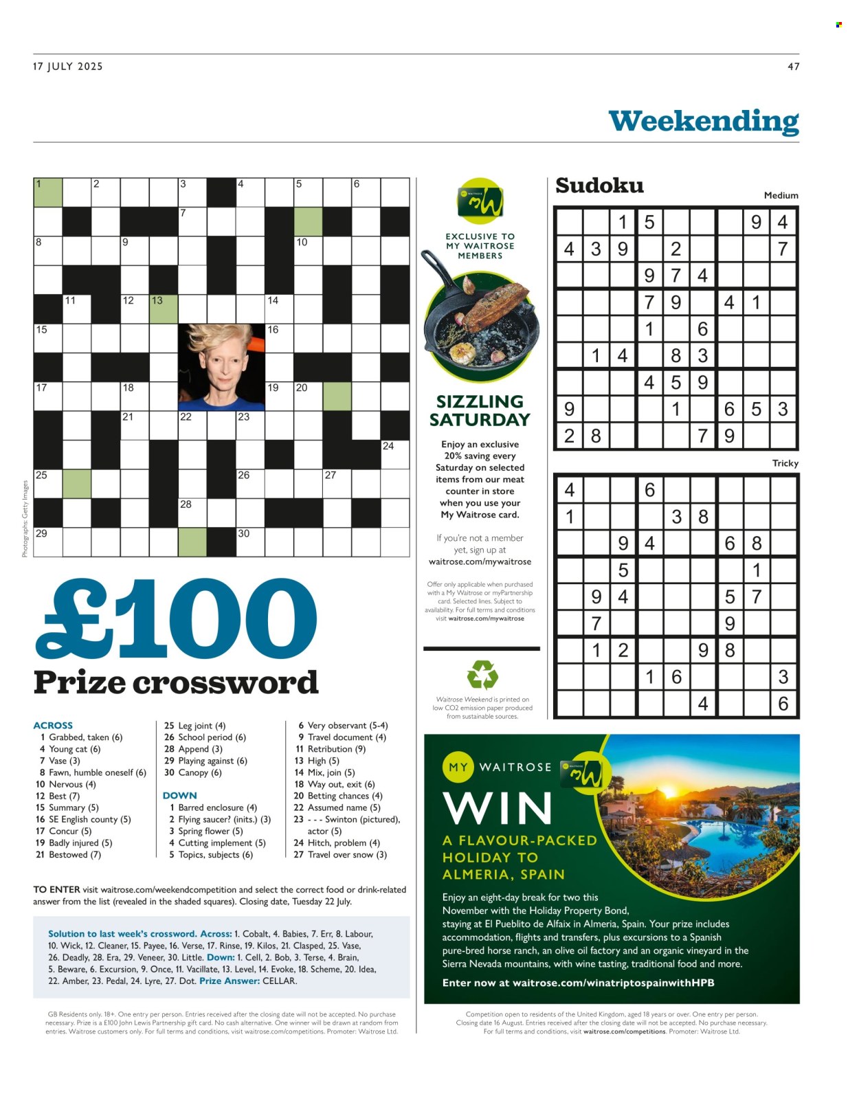 Waitrose offer. Page 47