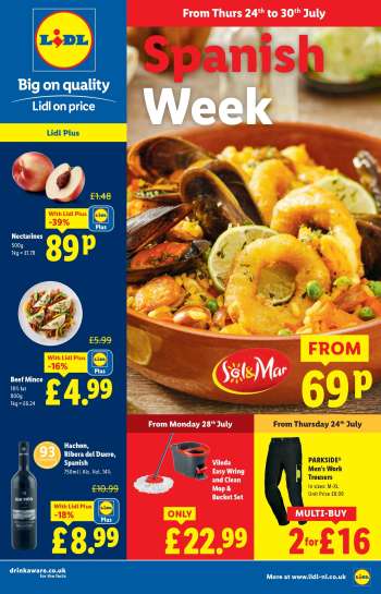 Lidl offer  - 24/07/2025 - 30/07/2025.