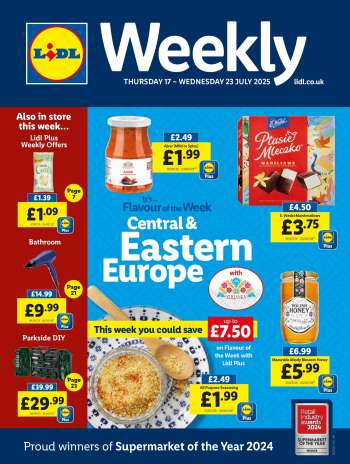 Lidl offer  - 17/07/2025 - 23/07/2025.