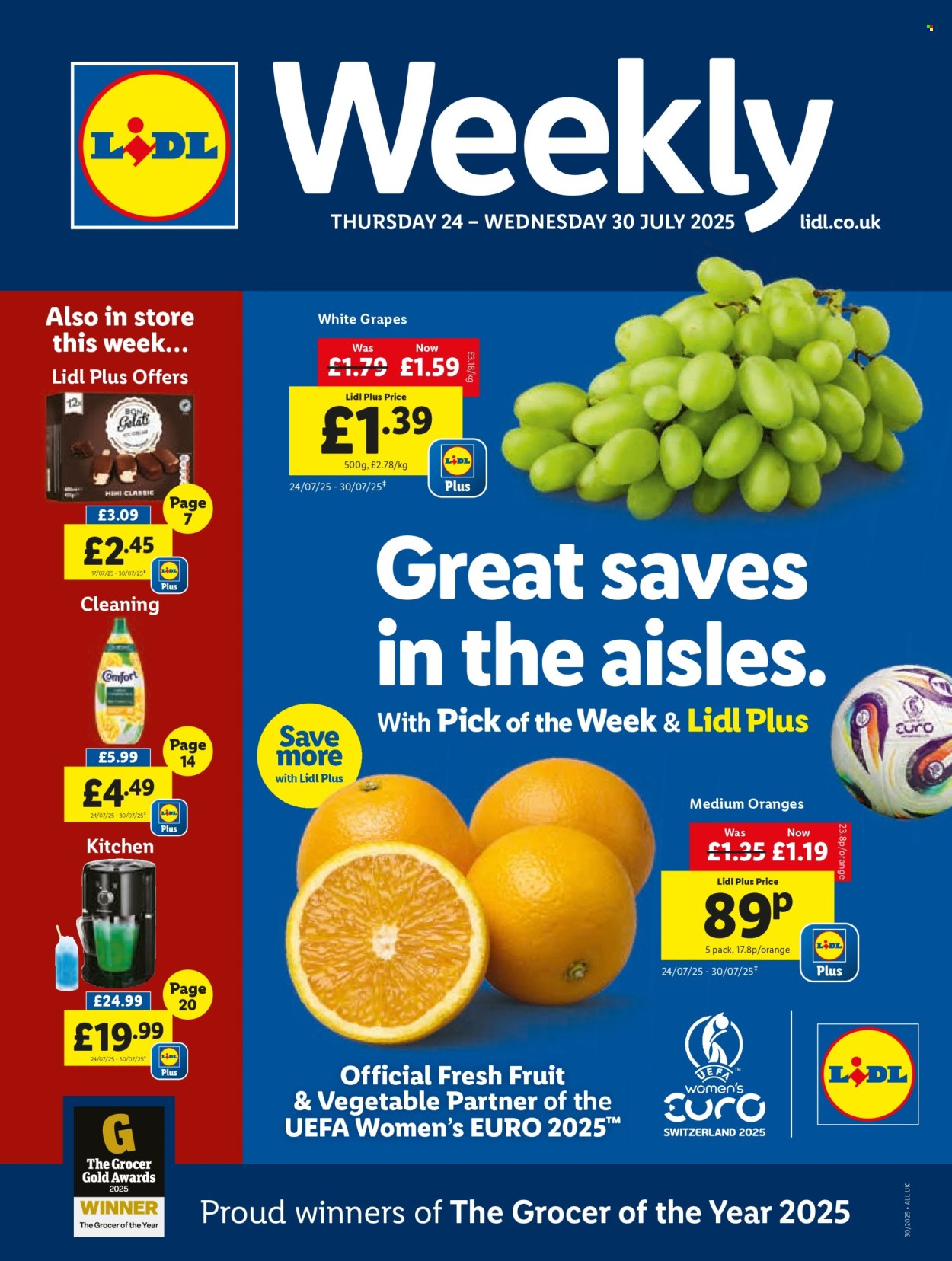 Lidl offer - 24/07/2025 - 30/07/2025. Page 1