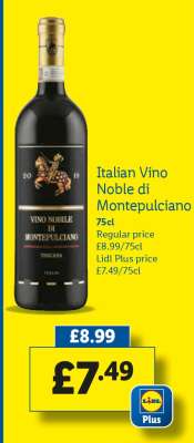 Italian Vino Noble di Montepulciano