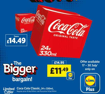 Coca Cola Classic, 24 x 330ml