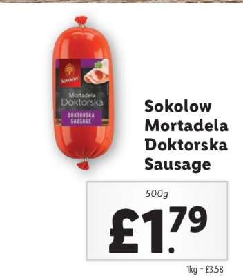 Sokolow Mortadela Doktorska Sausage