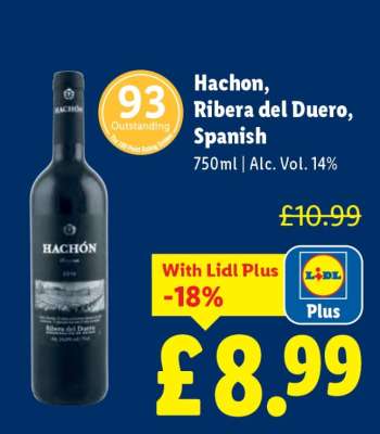 Hachon, Ribera del Duero, Spanish