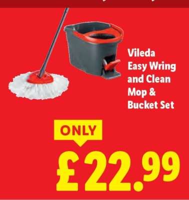 Vileda Easy Wring and Clean Mop & Bucket Set