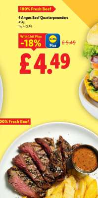 4 Angus Beef Quarterpounders