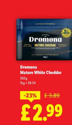 Dromona Mature White Cheddar