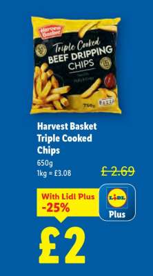 Harvest Basket Triple Cooked Chips