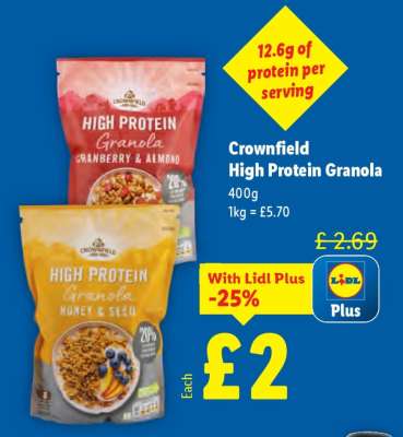 Crownfield High Protein Granola