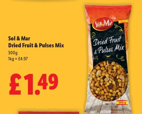Sol & Mar Dried Fruit & Pulses Mix