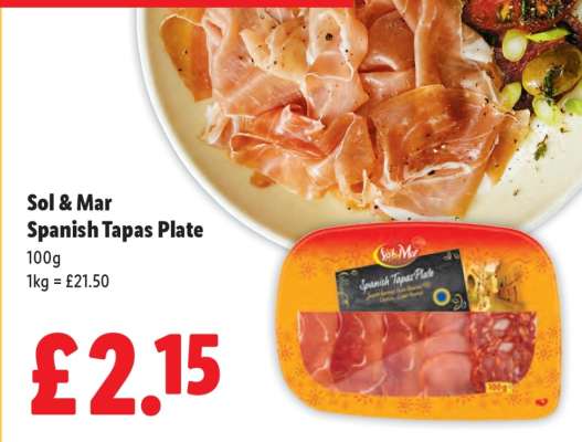 Sol & Mar Spanish Tapas Plate