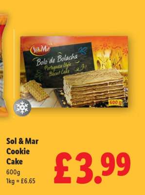 Sol & Mar Cookie Cake