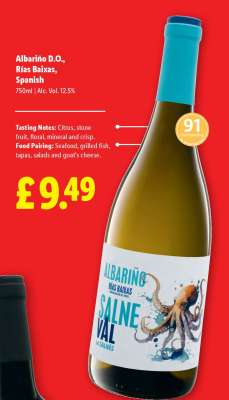 Albariño D.O., Rías Baixas, Spanish
