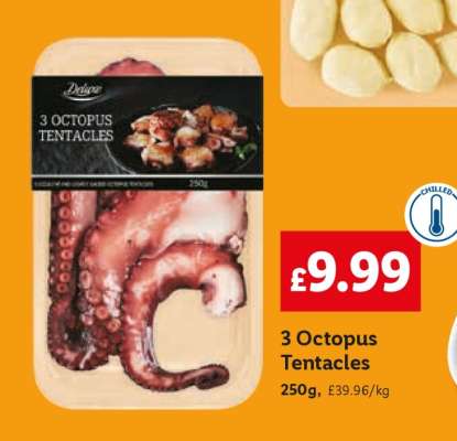 3 Octopus Tentacles
