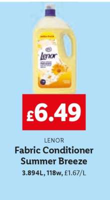 Lenor Fabric Conditioner Summer Breeze