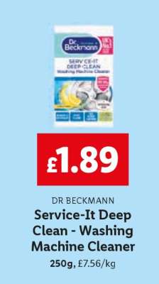 Dr Beckmann Service-It Deep Clean - Washing Machine Cleaner