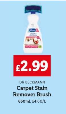 DR BECKMANN Carpet Stain Remover Brush