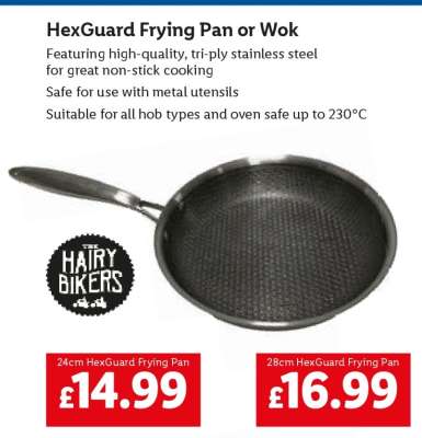 HexGuard Frying Pan or Wok