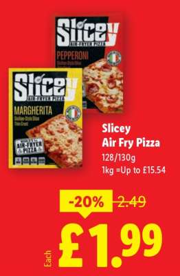 Slicey Air Fry Pizza