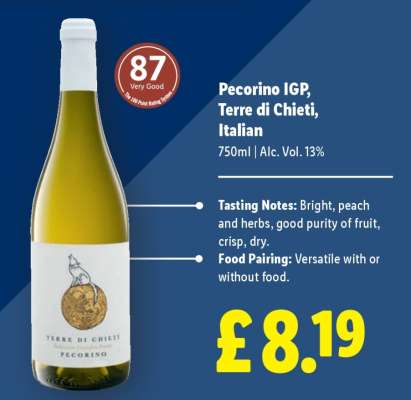 Pecorino IGP, Terre di Chieti, Italian