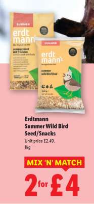 Erdtmann Summer Wild Bird Seed/Snacks