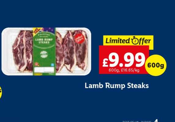 Lamb Rump Steaks
