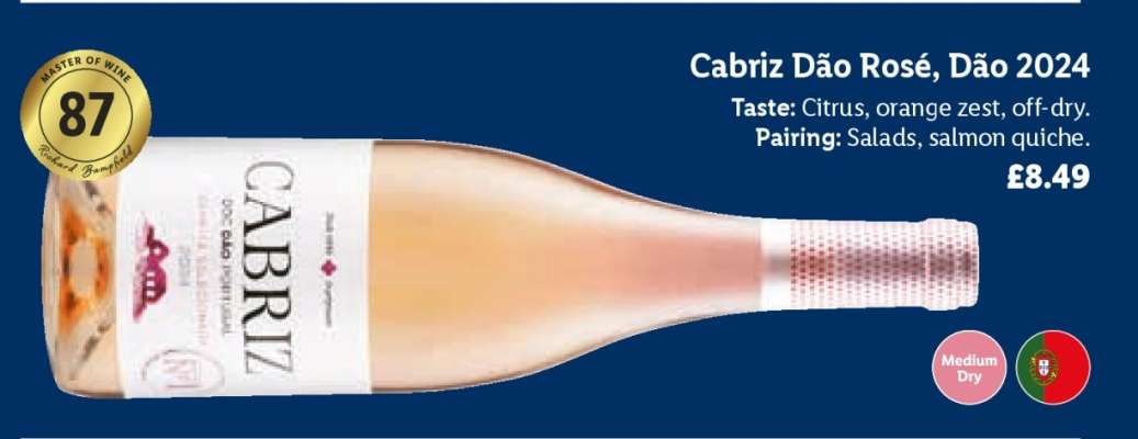 Cabriz Dão Rosé, Dão 2024