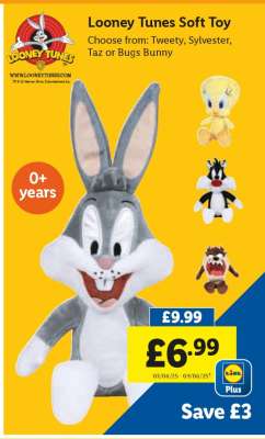 Looney Tunes Soft Toy