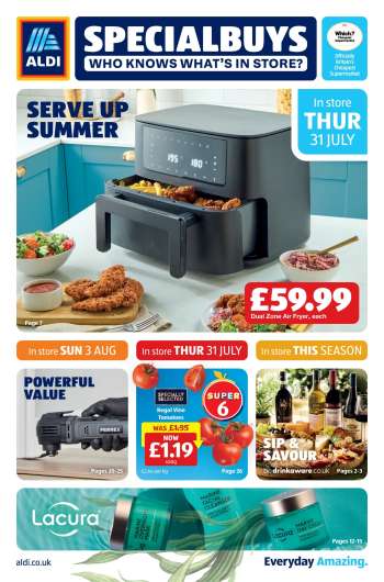 Aldi offer  - 31/07/2025 - 03/08/2025.