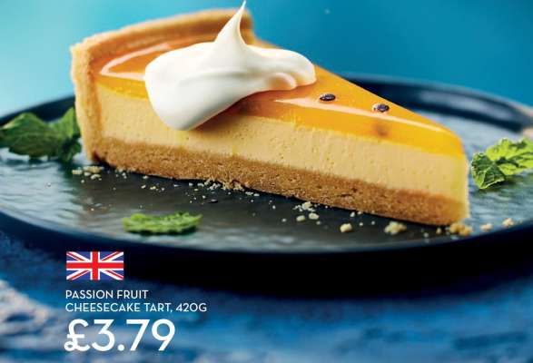 PASSION FRUIT CHEESECAKE TART, 420G