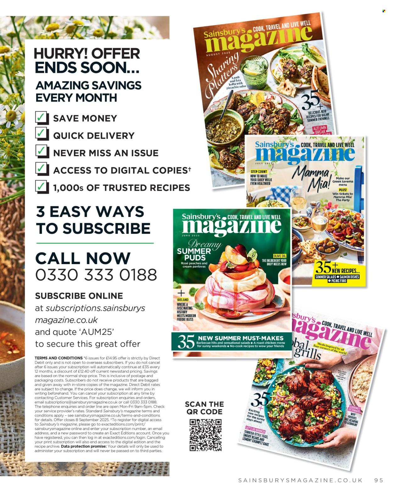 Sainsbury's offer - 01/08/2025 - 31/08/2025. Page 95