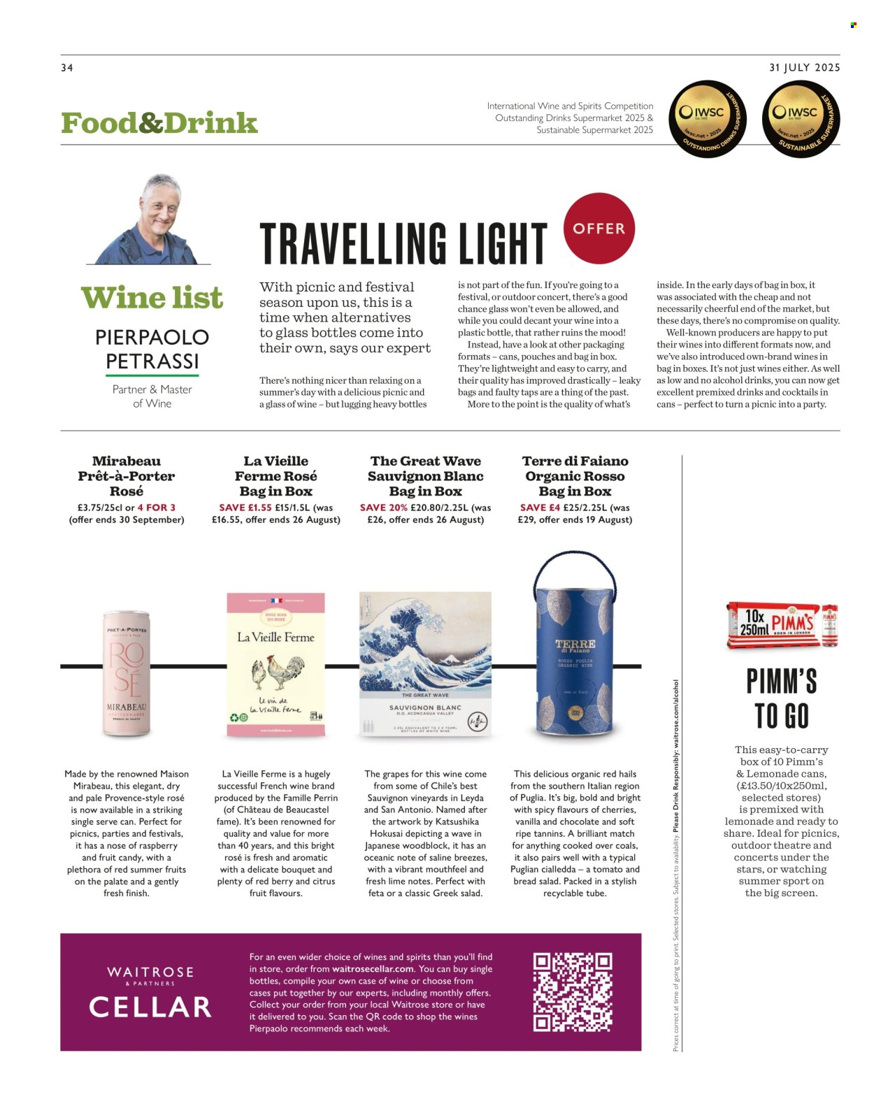 Waitrose offer - 31/07/2025 - 26/08/2025. Page 34