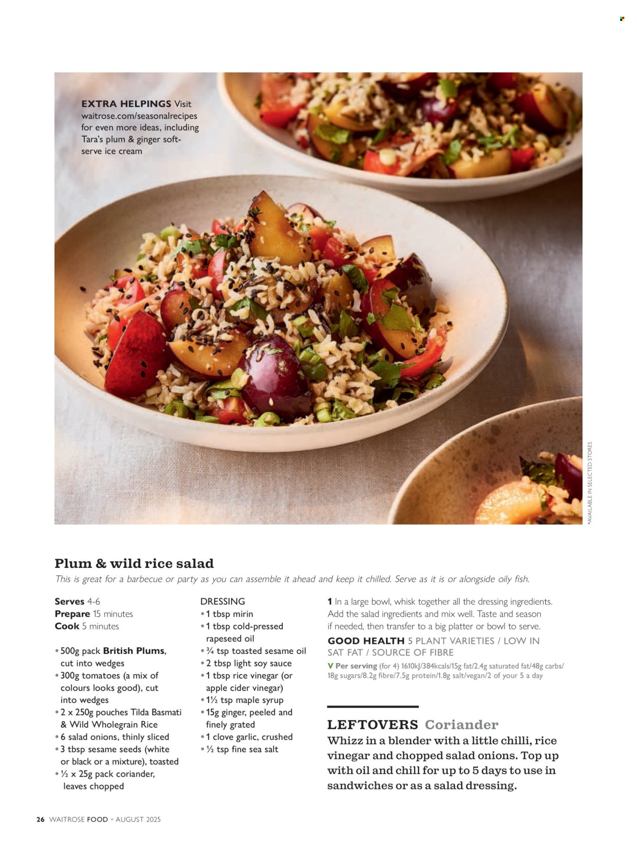 Waitrose offer - 01/08/2025 - 31/08/2025. Page 26