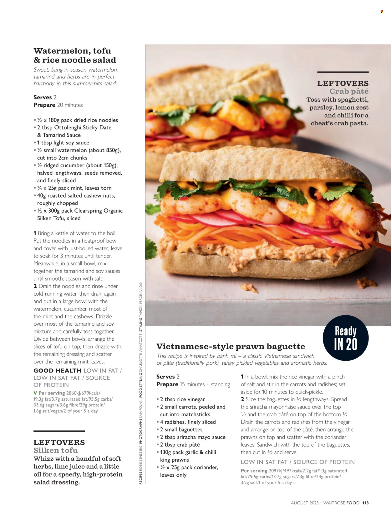 Waitrose offer - 01/08/2025 - 31/08/2025. Page 113