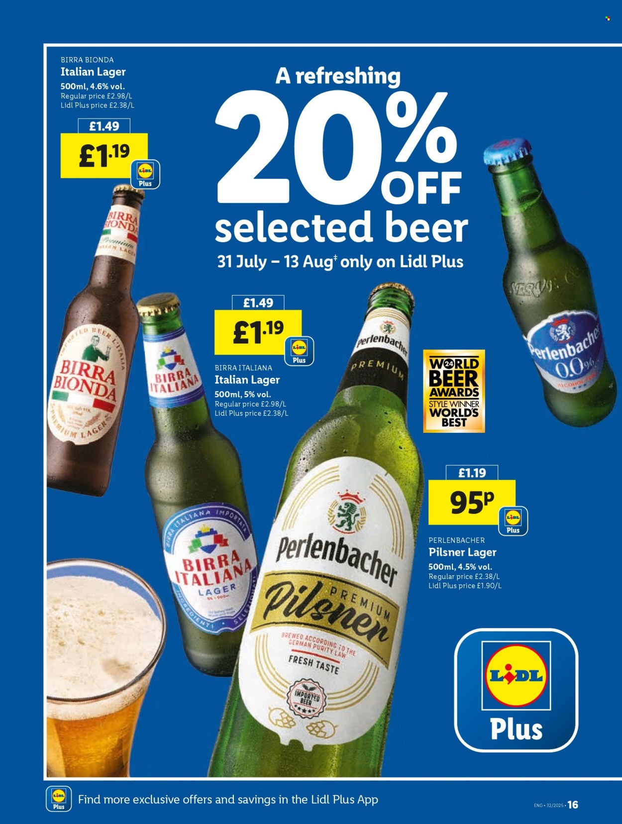 Lidl offer - 07/08/2025 - 13/08/2025. Page 16