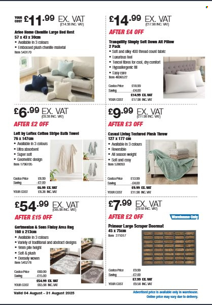 Costco offer - 04/08/2025 - 31/08/2025. Page 8