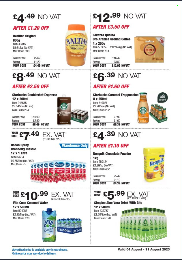 Costco offer - 04/08/2025 - 31/08/2025. Page 15