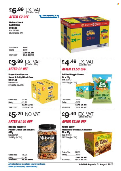 Costco offer - 04/08/2025 - 31/08/2025. Page 17