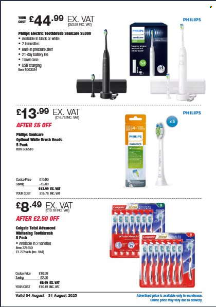 Costco offer - 04/08/2025 - 31/08/2025. Page 18