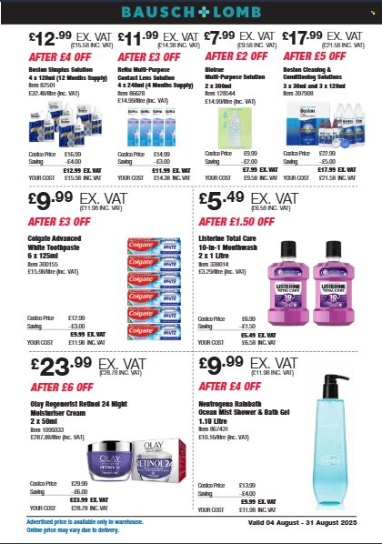 Costco offer - 04/08/2025 - 31/08/2025. Page 19