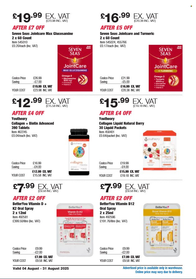 Costco offer - 04/08/2025 - 31/08/2025. Page 22