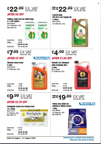 Costco offer - 04/08/2025 - 31/08/2025. Page 26