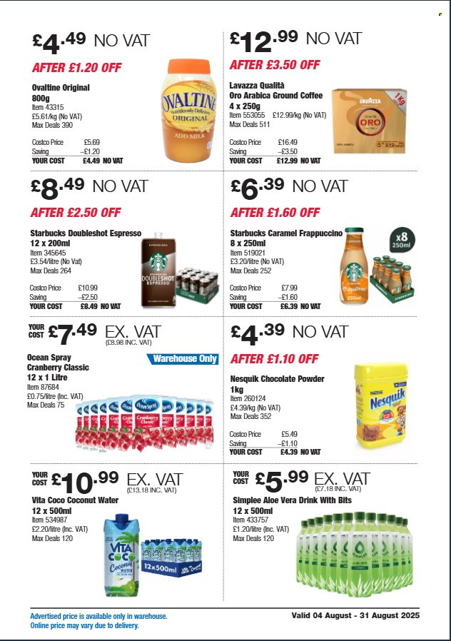 Costco offer - 04/08/2025 - 31/08/2025. Page 15