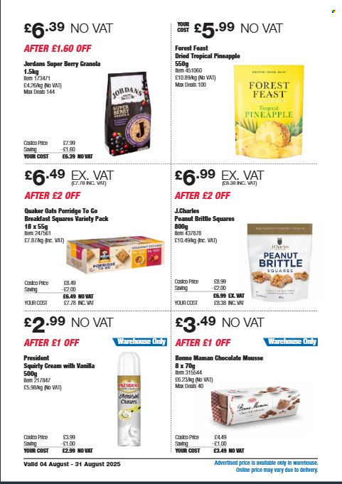Costco offer - 04/08/2025 - 31/08/2025. Page 16