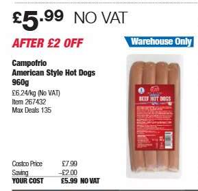 Campofrio American Style Hot Dogs